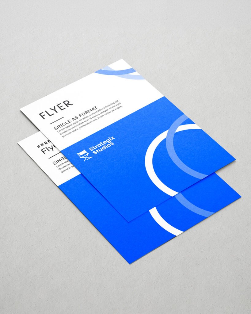 Εκτύπωσε επαγγελματικά A5 φυλλάδια για προσφορές, delivery & εκδηλώσεις. Υψηλή ποιότητα, άμεση παράδοση & σχεδιασμός από την ομάδα του Strategix Studios.