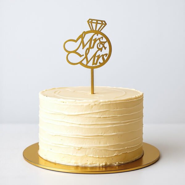 Mr & Mrs Cake Topper 02