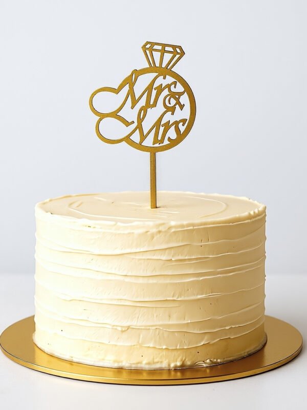 Mr & Mrs Cake Topper 02