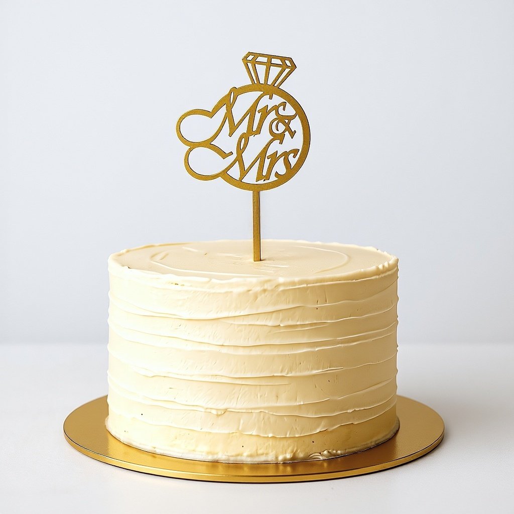 Mr & Mrs Cake Topper 02