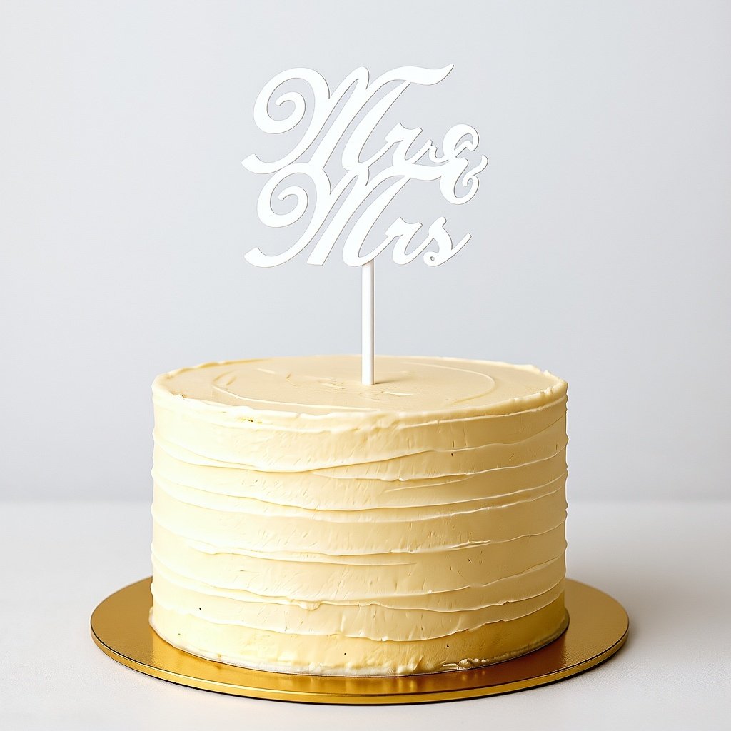 Mr & Mrs Cake Topper 03