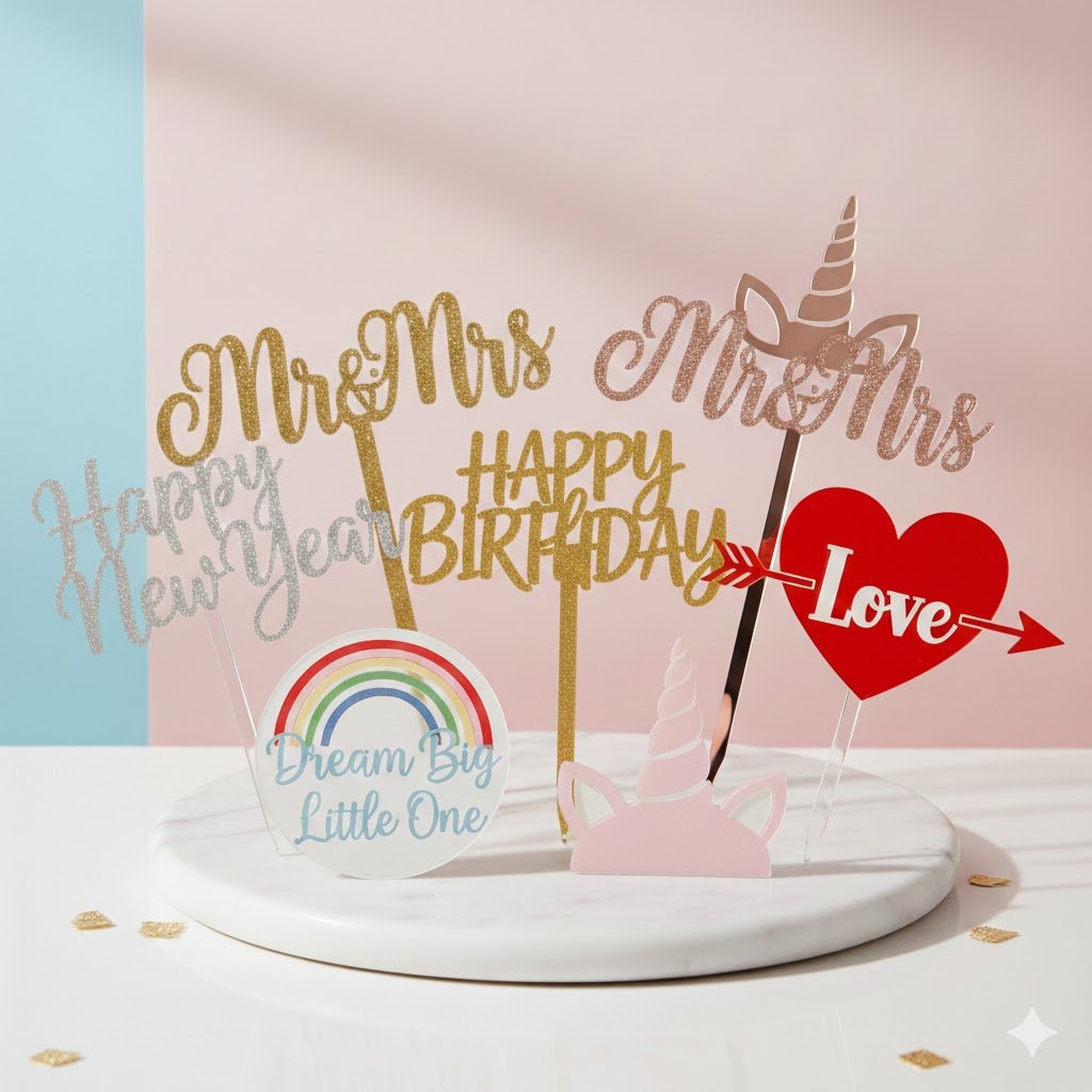 Cake Toppers έτοιμα σχέδια για εντυπωσιακές τούρτες