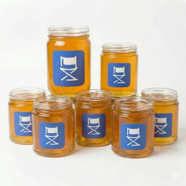 Τετράγωνα Αυτοκόλλητα για Μέλι