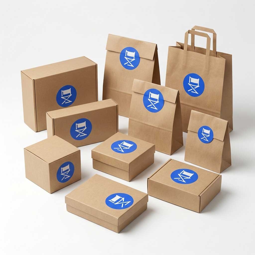 Στρογγυλά Aυτοκόλλητα Branding Συσκευασίας