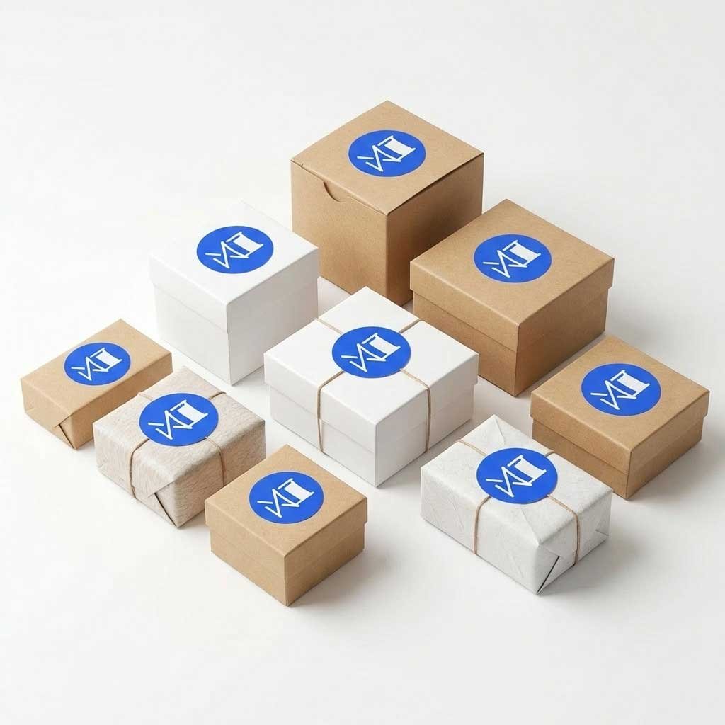 Ευχαριστήρια Στρογγυλά Αυτοκόλλητα Συσκευασίας