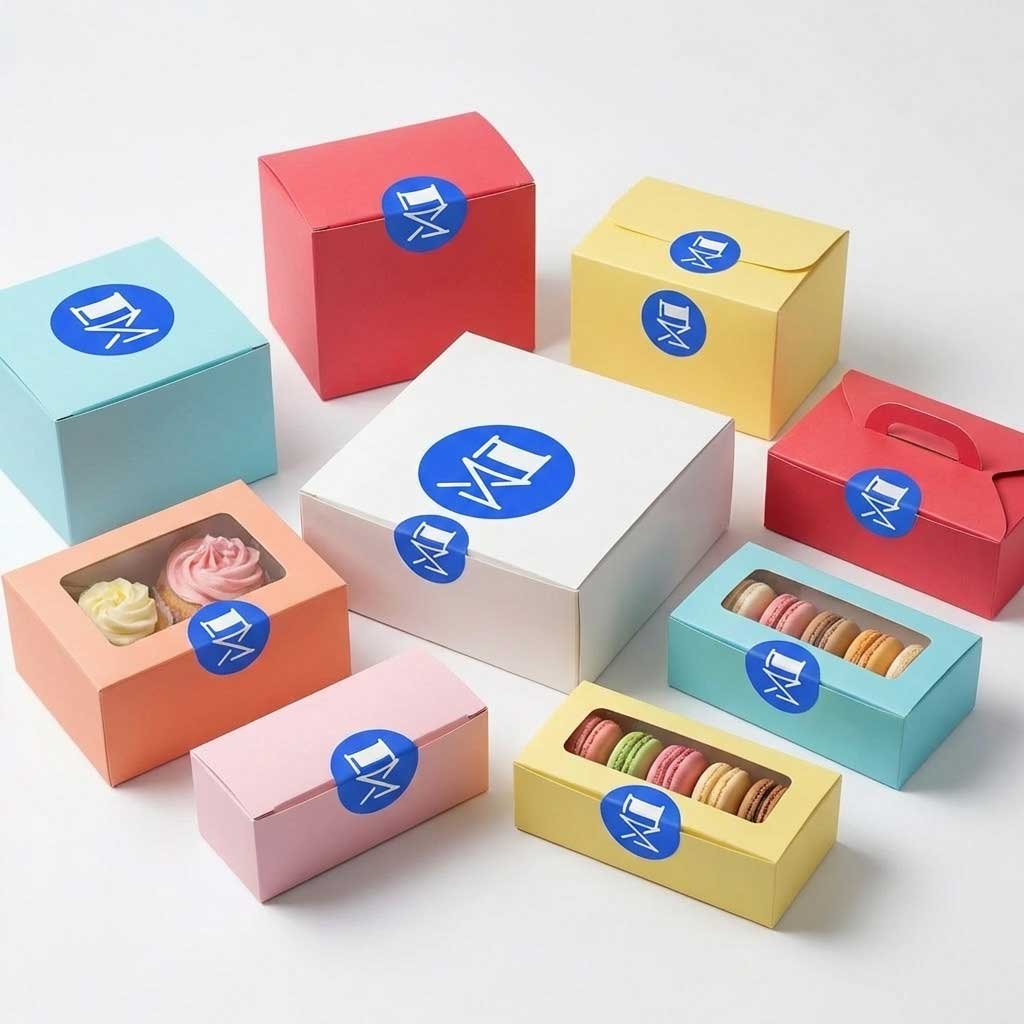 Στρογγυλά Αυτοκόλλητα Για Ζαχαροπλαστεία