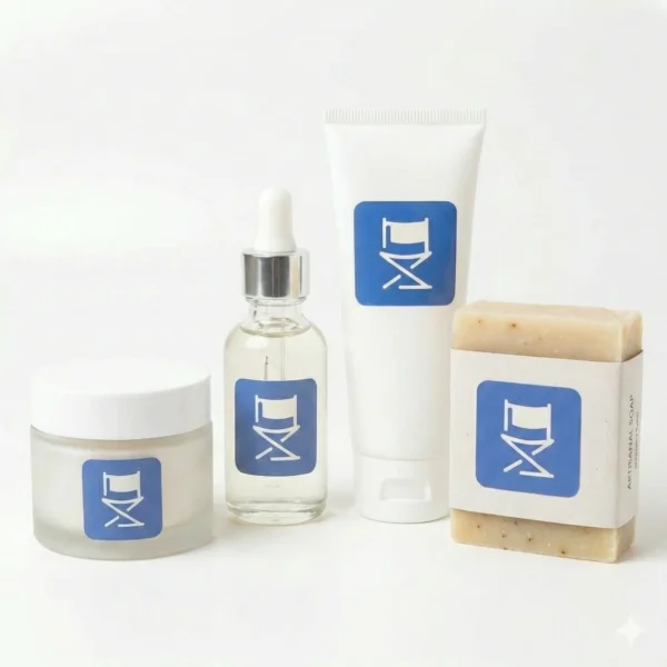 Τετράγωνα Αυτοκόλλητα για Καλλυντικά