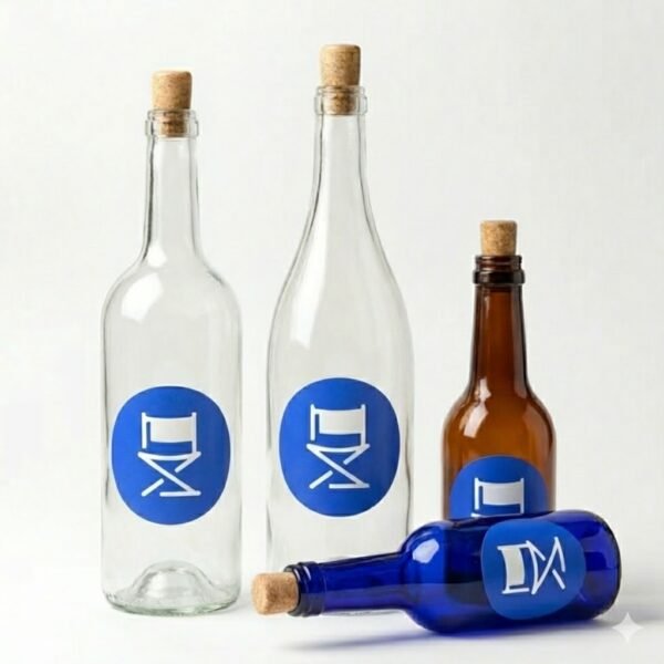 Στρογγυλά Αυτοκόλλητα Για Μπουκάλια Κρασιού