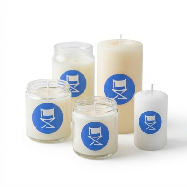 Στρογγυλά Αυτοκόλλητα Για Κεριά