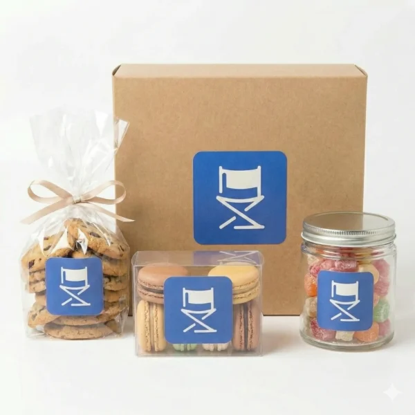 Τετράγωνα Αυτοκόλλητα για Ζαχαροπλαστεία