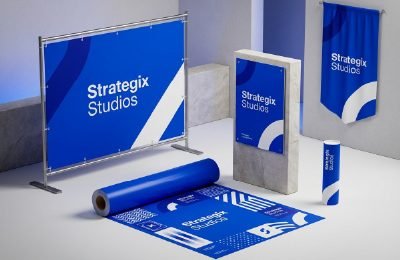 Large format banner and vinyl printing service by Strategix Studios