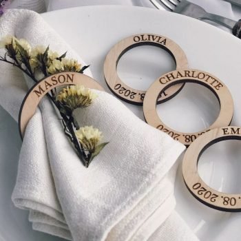 χάραξη ξύλου laser Αργυρούπολη wedding ideas